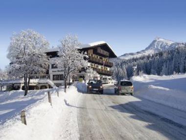 Rakouský hotel Seebichl v zimě